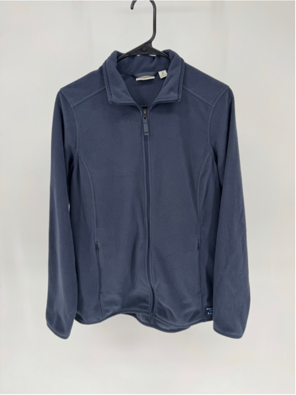 L.L.Bean Women’s Blue Fleece Full-Zip Jacket Medium